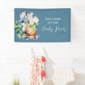 Elegante Wasserfarben-Derby-Party  Banner (Insitu)
