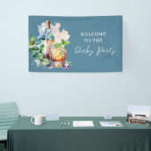Elegante Wasserfarben-Derby-Party  Banner (Messeveranstaltung)
