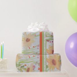 Elegante Wasserfarben Geschenkpapier