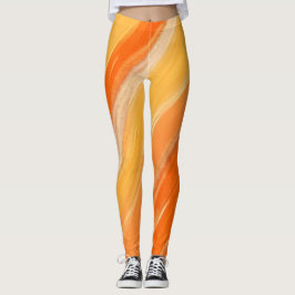 Elegante Wasserfarben Happy Halloween Leggings