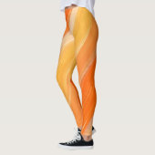Elegante Wasserfarben Happy Halloween Leggings (Links)