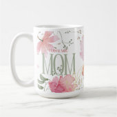 Elegante Wasserfarben "I Liebe you Mama" Moderne Kaffeetasse (Links)