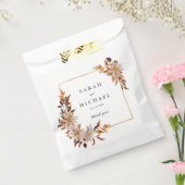 Elegante Wasserfarben im Herbst | Hochzeit Geschenktütchen (Versiegelt)