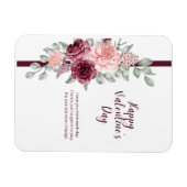 Elegante Wasserfarben Magnet (Horizontal)
