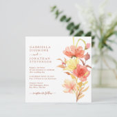 Elegante Wasserfarben Rodelbahn mit Aussicht Einladung (Stehend Vorderseite)