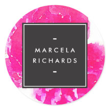 Elegante Wasserfarben Rosa Peonies