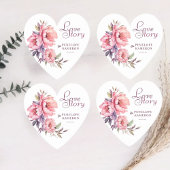 Elegante Wasserfarben Rosa Peonies Untersetzer