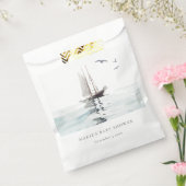 Elegante Wasserfarben Wassersportler Kinderdusche Geschenktütchen (Versiegelt)