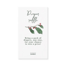 Elegante Wasserfarben-Winter-Wald-Baby-Party