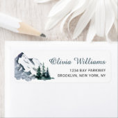 Elegante Wasserfarbengebirge Waldlandschaft (Insitu)