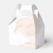 Elegante Wasserfarbenhochzeit Geschenkschachtel (Rückseite)