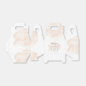 Elegante Wasserfarbenhochzeit Geschenkschachtel (Ungefaltet)