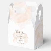 Elegante Wasserfarbenhochzeit Geschenkschachtel (Geöffnet)