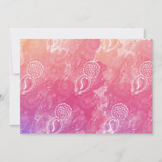 Elegante Watercolor (Rückseite)