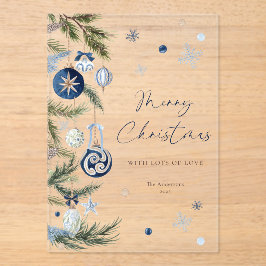 Elegante Watercolor Acryleinladungen