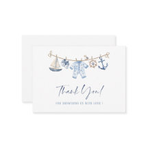 Elegante Watercolor Ahoy es ist eine Boy Baby Dusc