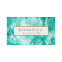 Elegante Watercolor Aqua Beruflich