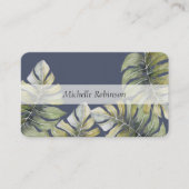 Elegante Watercolor Beruflich Visitenkarte (Vorderseite)