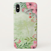 Elegante Watercolor Case-Mate iPhone Hülle (Rückseite)