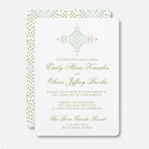 Elegante Watercolor Diamond Wedding