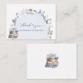 Elegante Watercolor ein neuer Kapitän beginnt Baby Mitteilungskarte (Vorne/Hinten)