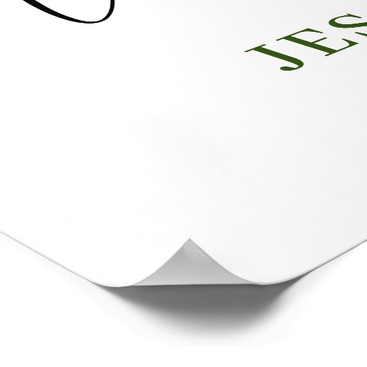 Elegante Watercolor Eucalyptus ENGAGEMENT PARTY Poster (Ecke)