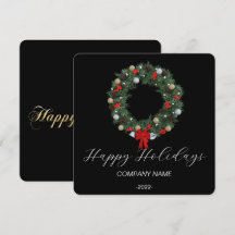 Elegante Watercolor Ferienkarte