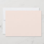 Elegante Watercolor Florals Wedding Save The Date (Rückseite)