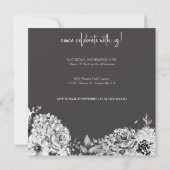 Elegante Watercolor Florentiner Überraschung Gebur Einladung (Rückseite)