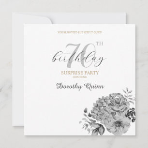 Elegante Watercolor Florentiner Überraschung Gebur Einladung