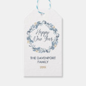 Elegante Watercolor Geschenkanhänger (Vorderseite)