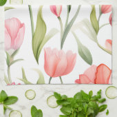 Elegante Watercolor Geschirrtuch (Gefaltet)