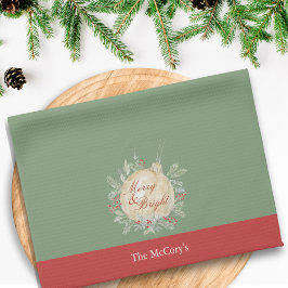 Elegante Watercolor Geschirrtuch