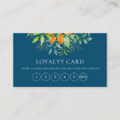 Elegante Watercolor Grüne Bouquet Botanical Blue Treuekarte (Vorderseite)