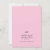 Elegante Watercolor Jüdische Blumenladen Einladung (Rückseite)