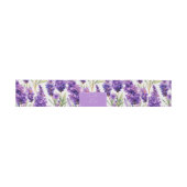 Elegante Watercolor Lavender Blume Einladungsbanderole (Flach)