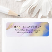 Elegante Watercolor Lilac Gold Luxury Personalisie (Insitu)