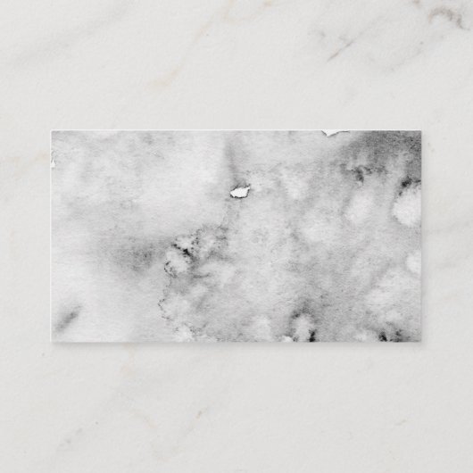 Elegante Watercolor Marble Bliss Wedding Begleitkarte (Rückseite)