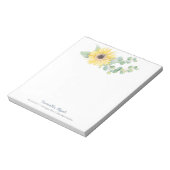 Elegante Watercolor Notizblock (Rotiert)