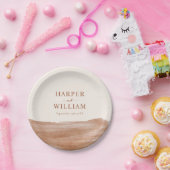 Elegante Watercolor Pappteller (Party)