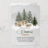 Elegante Watercolor Pinakothek Züst Einladung (Vorne/Hinten)