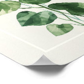 Elegante Watercolor Poster (Ecke)