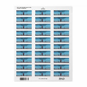 Elegante Watercolor Red Umbrella Couple Wedding (Vorne)