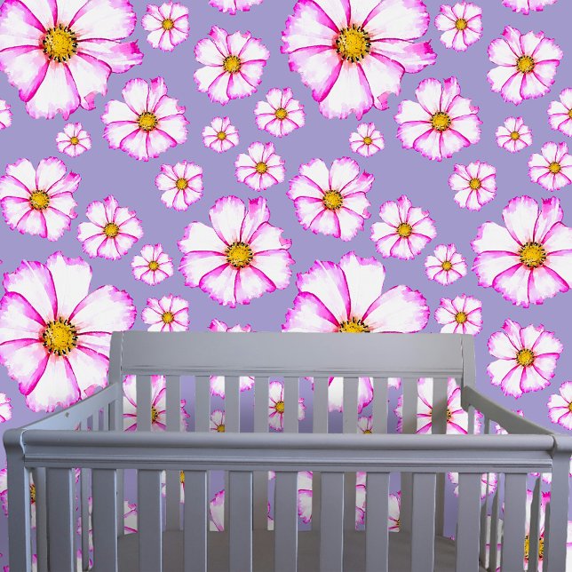 Elegante Watercolor Rosa Blume Tapete (Von Creator hochgeladen)