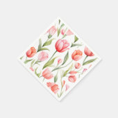 Elegante Watercolor Serviette (Ecke)