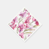 Elegante Watercolor Serviette (Ecke)