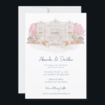 Elegante Watercolor Villa Wedding Einladung<br><div class="desc">Mit diesem eleganten Watercolor Villa Script kündigen Sie Ihren besonderen Tag mit zeitloser Eleganz Save the Date Hochzeitsfeier an. Mit seinem eleganten Design Set es den Ton für ein unvergessliches Fest. Erhöhen Sie Ihre Hochzeit mit mühelosen Stil und Raffinesse. Nehmen Sie Touch, wenn Sie Fragen haben oder weitere Anpassungen benötigen....</div>