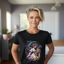 Elegante Watercolor Virgo Zodiac Custom