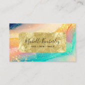 Elegante Watercolor Visitenkarte (Vorderseite)