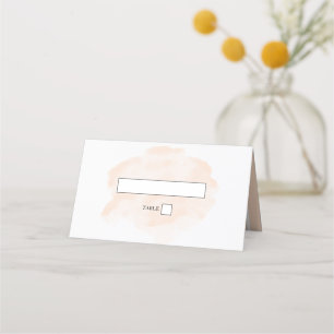Elegante Watercolor Wedding Platzkarte